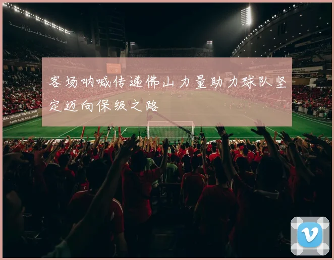 客场呐喊传递佛山力量助力球队坚定迈向保级之路
